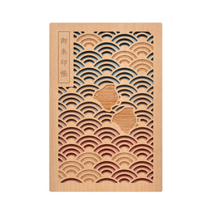 Goshuincho (carnet de timbres) Pluvier sur les vagues