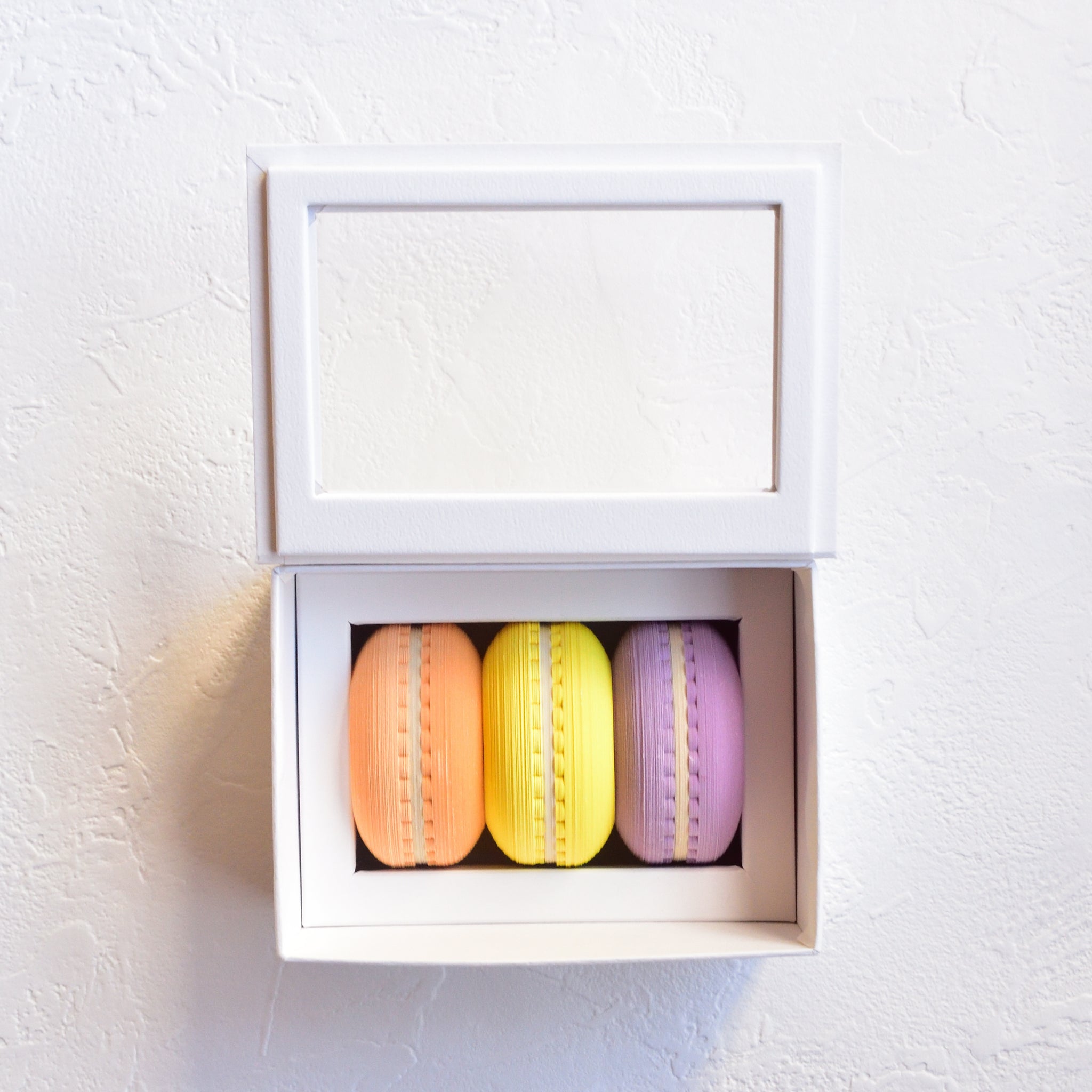 Macaron Sticky note Collection Box SILVER マカロン付箋コレクションボックス シルバー – CRUCIAL EC