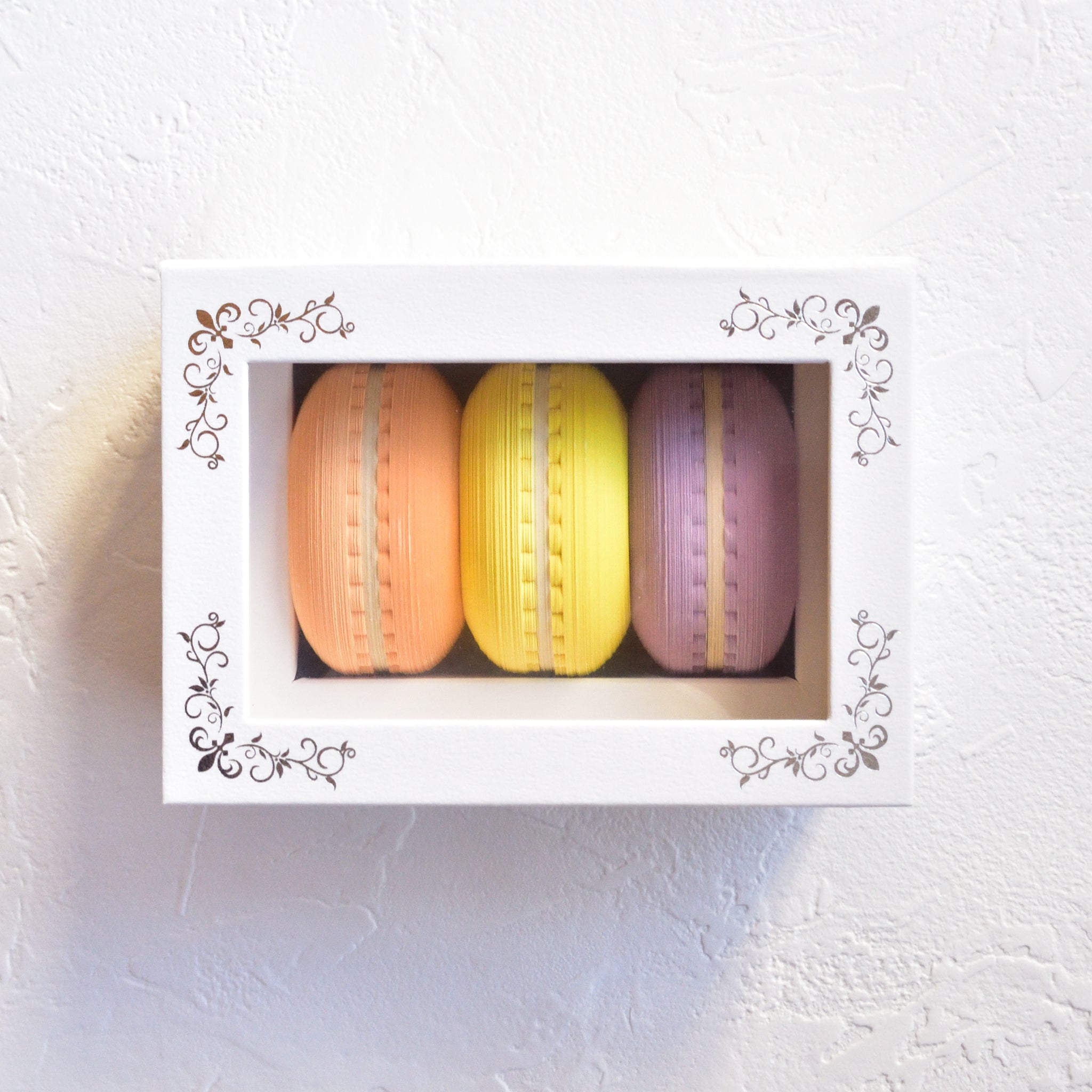 Macaron Sticky note Collection Box SILVER マカロン付箋
